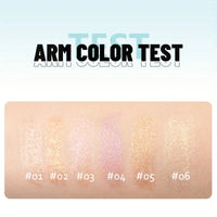 6-Color Waterproof Glitter Cream Eyeshadow Stick Set