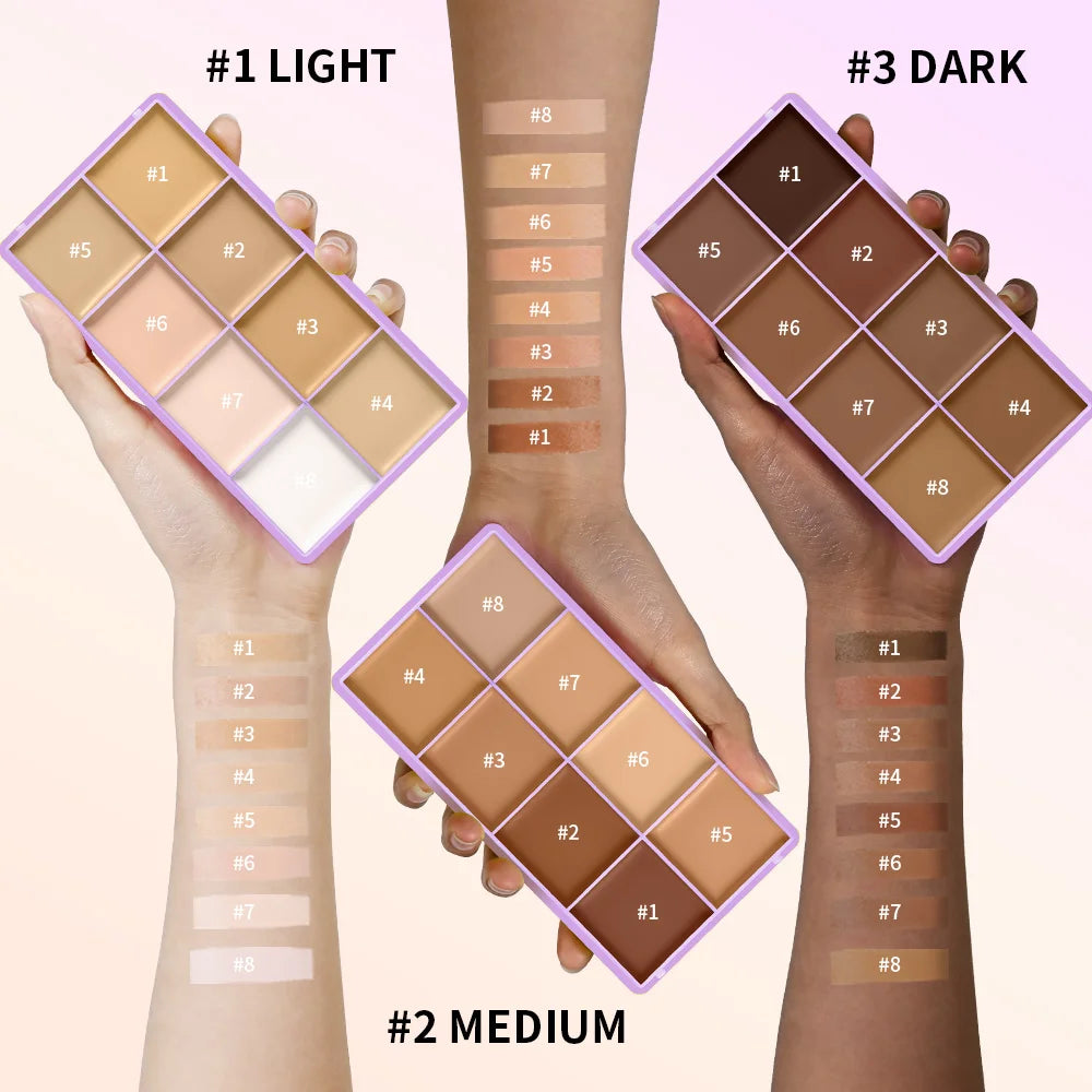 Full Coverage Soft Matte Cream Concealer Palette