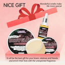 Women's Fragrance Set with Body Drops, Body Glaze, and Roll-on