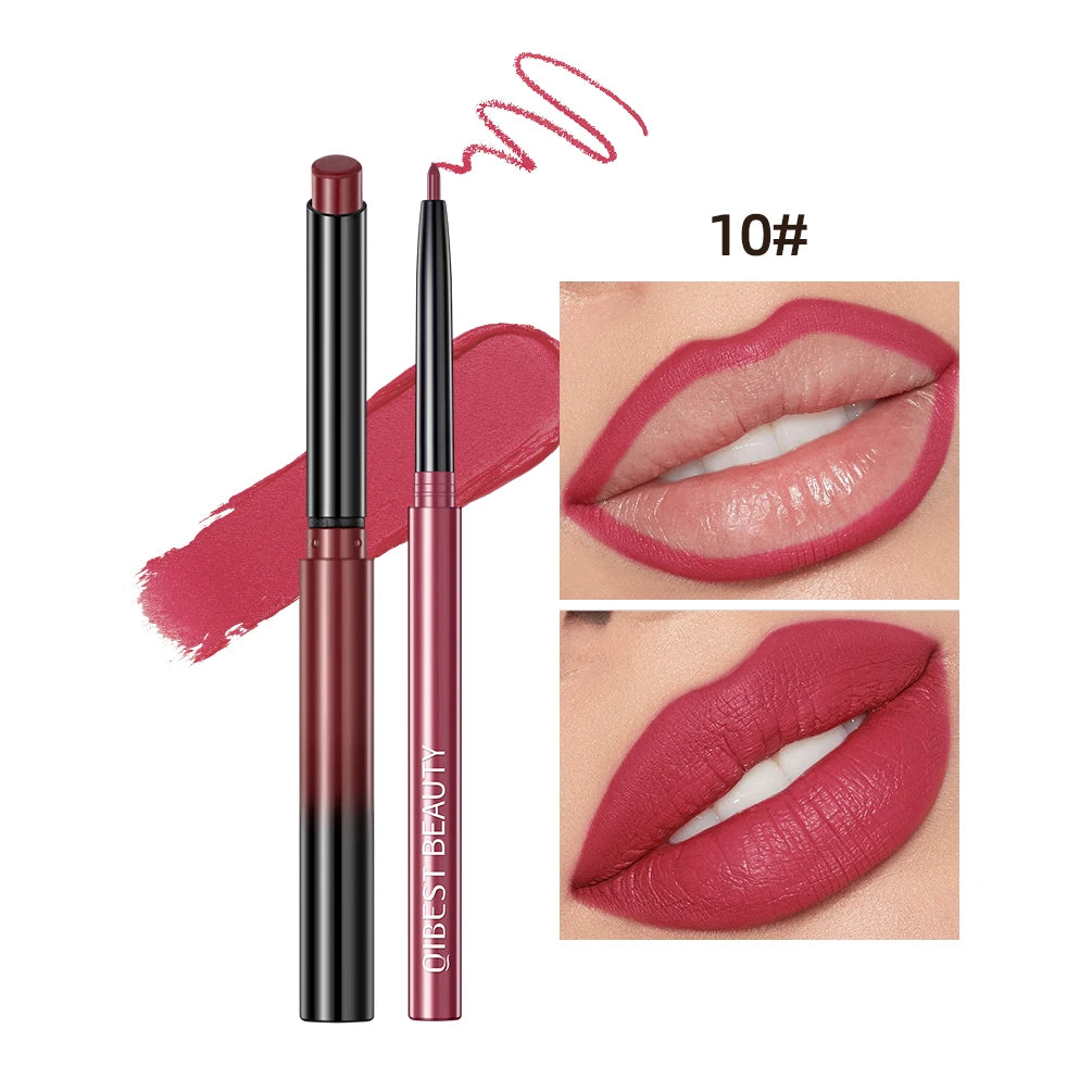 2-Piece Matte Velvet Lipstick and Lipliner Set