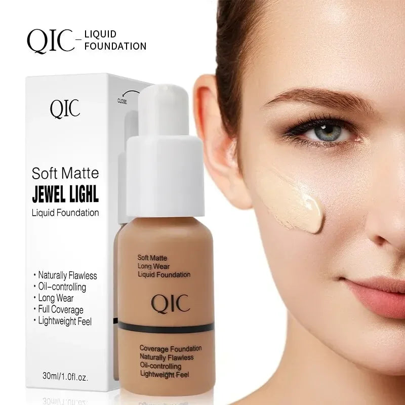Oil-Control Liquid Foundation and Concealer, 60g