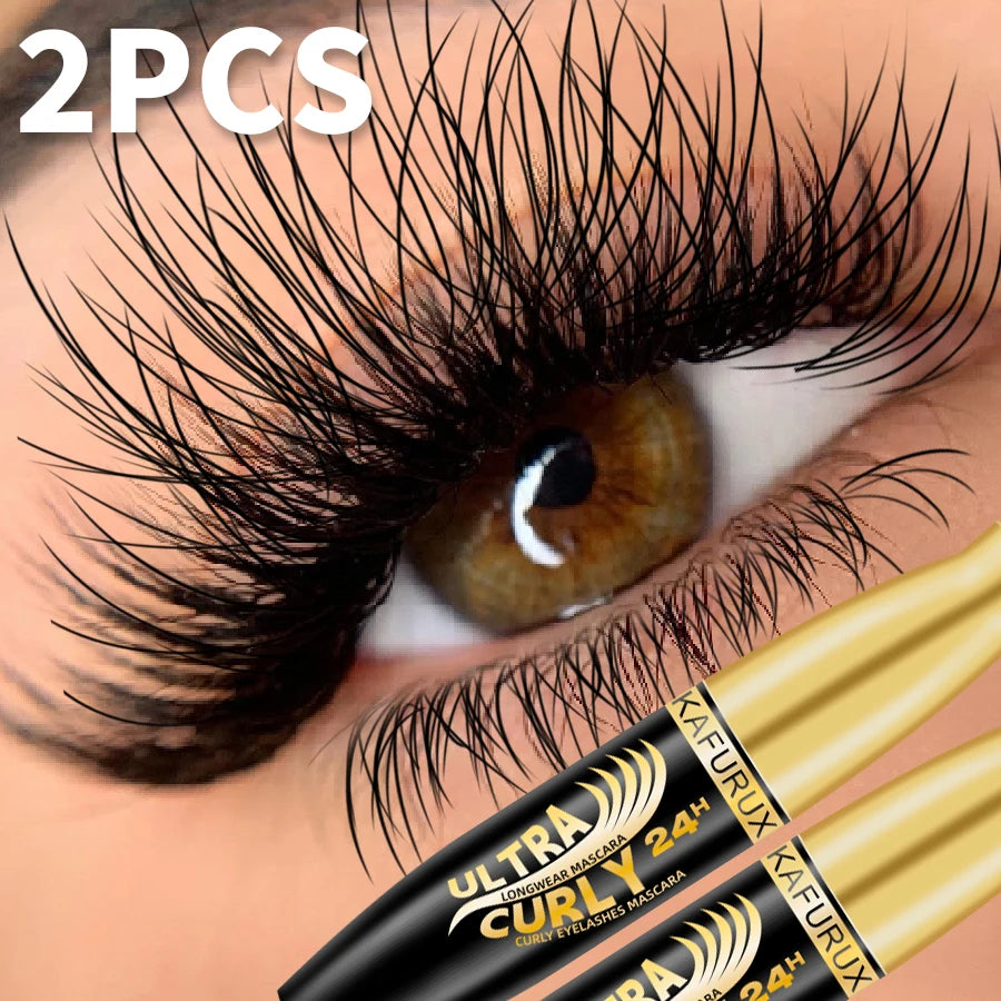2-Piece Long-Wearing Lengthening Black Mascara Set