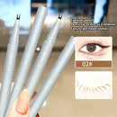 Double Forked Tip Waterproof Lower Lash and Liquid Eyeliner Pen