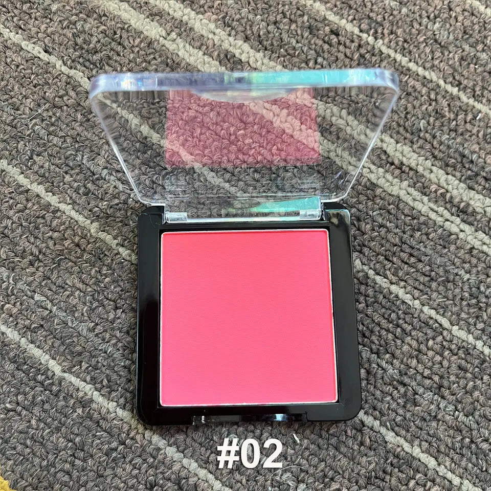 10pcs Pink Matte Pressed Powder Blush Palette Wholesale Bulk
