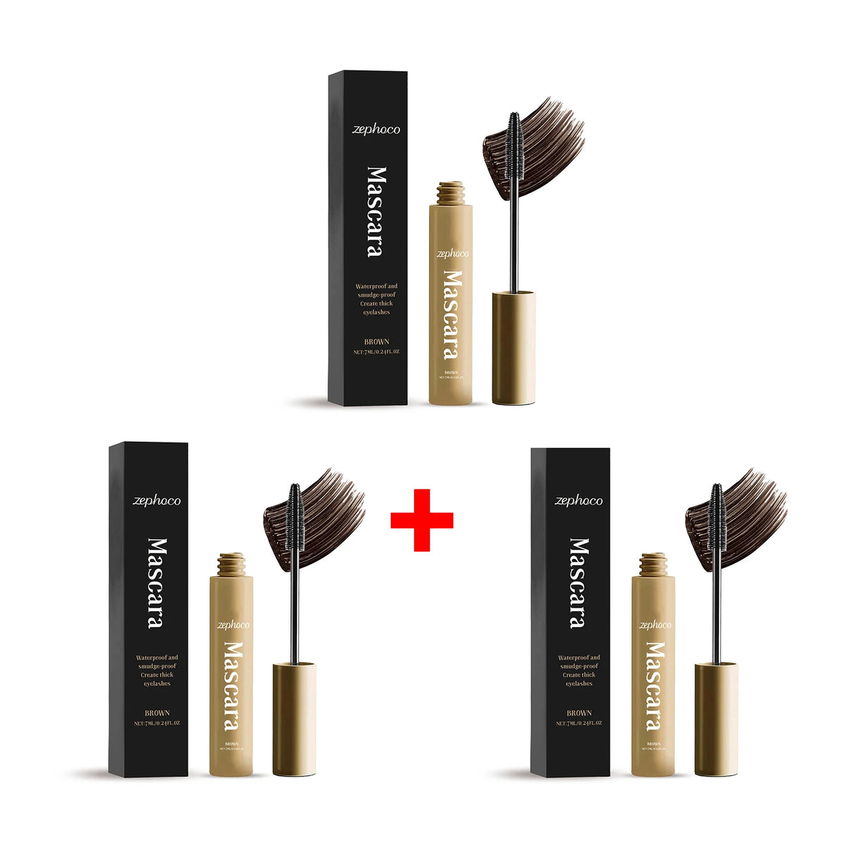 Waterproof Brown Lengthening and Curling Mascara