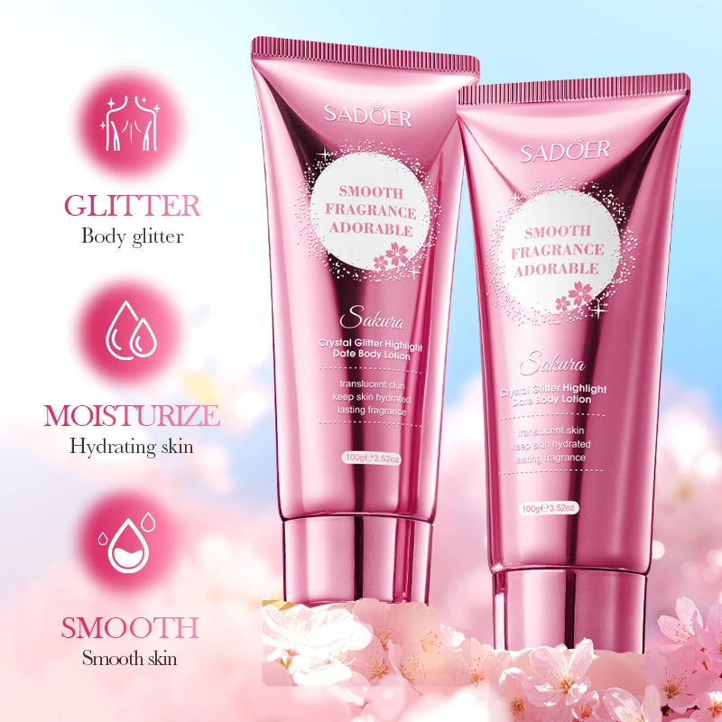 Cherry Blossom Moisture Crystal Glow High Gloss Body Lotion