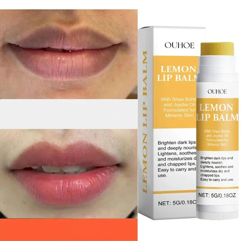 Dark Lip Lightening Balm and Exfoliating Moisturizer Mask