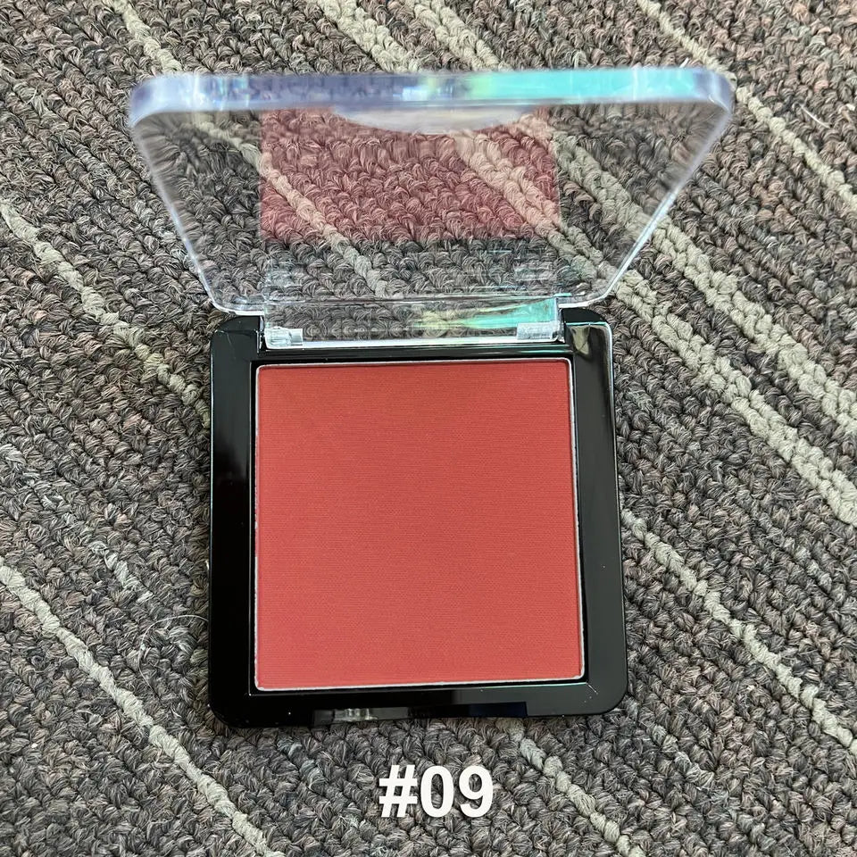 10pcs Pink Matte Pressed Powder Blush Palette Wholesale Bulk