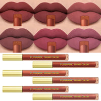 6 Colors Matte Velvet Waterproof Liquid Lipstick Set