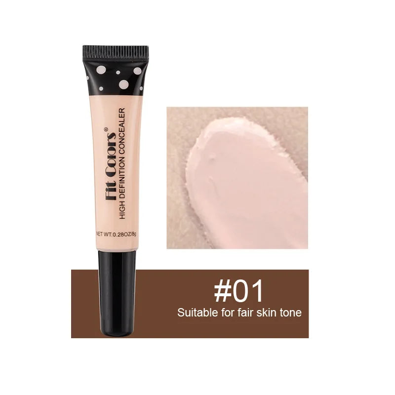 High Coverage Waterproof Concealer Stick for Dark Circles and Blemishes
