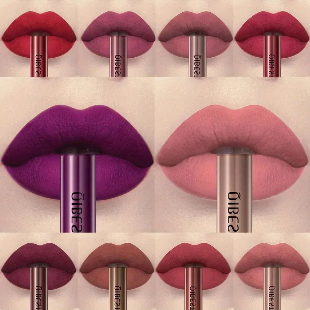 1 PC matte lipstick, non stick to cup, waterproof and long-lasting, whitening and non fading