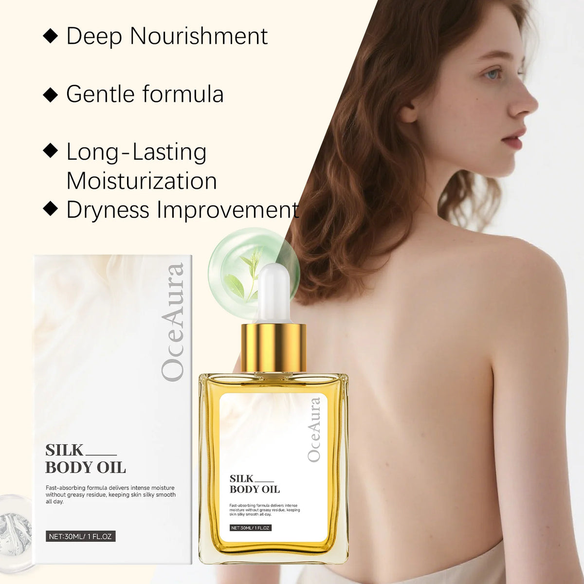 Dry Silk Softening and Exfoliating Body Oil