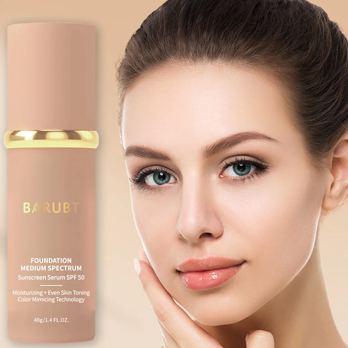 4-in-1 Color Changing Foundation SPF 50 Moisturizing Concealer Base