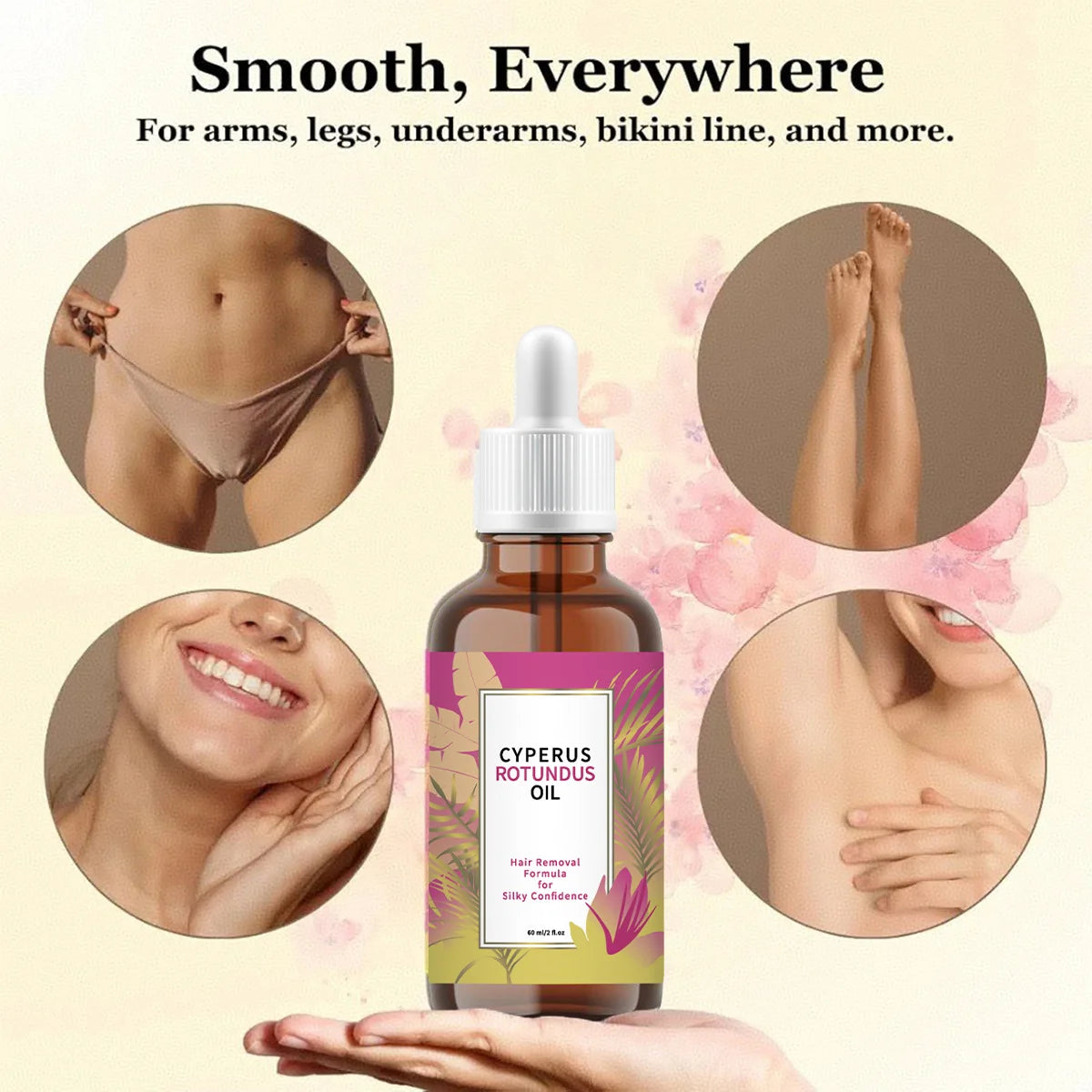 Cyperus Rotundus Moisturizing Hair Growth Inhibitor Oil