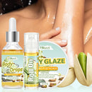 Pistachio Body Oil and Glaze Set with Roller Oil