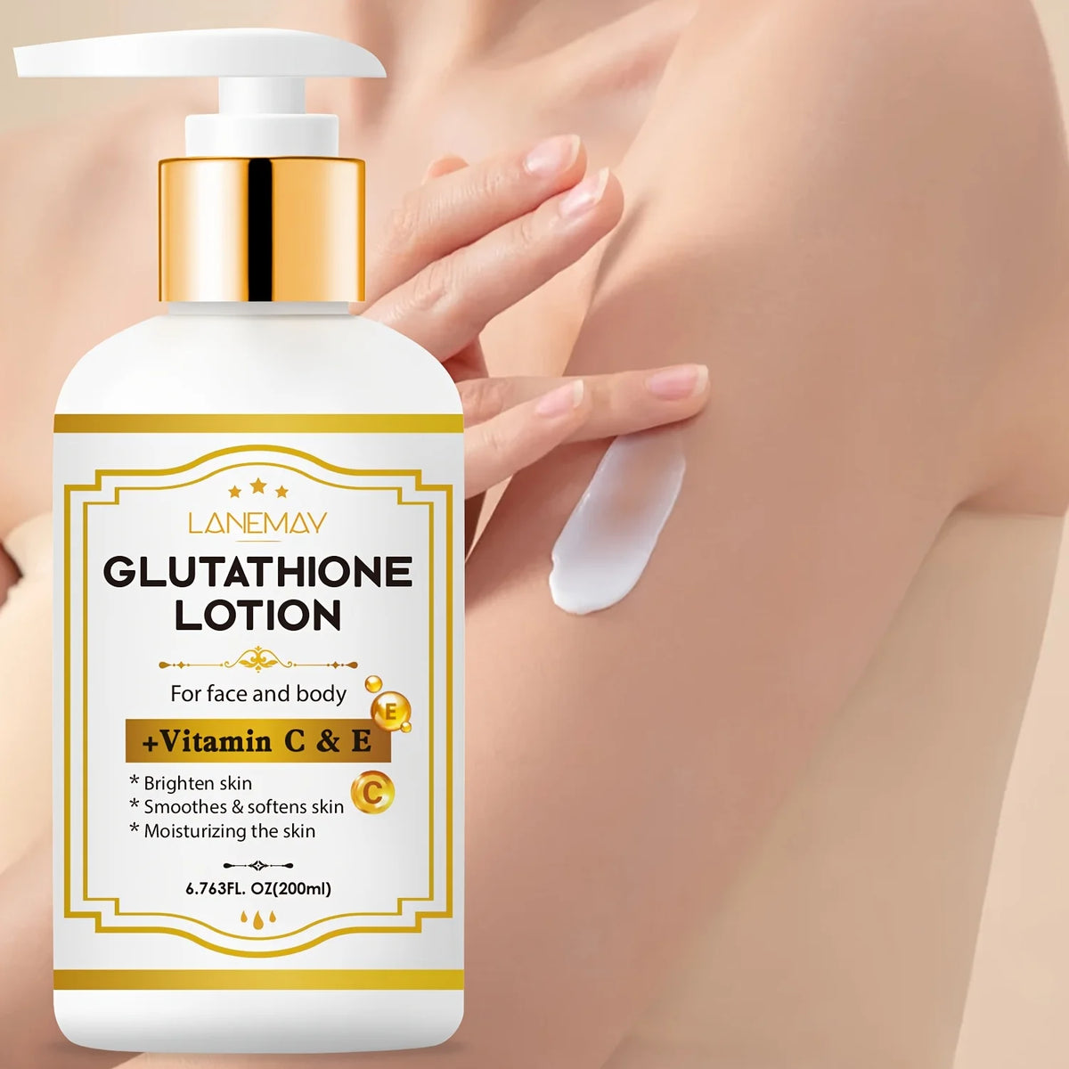 Face & Body Lotion with Vitamin C & E