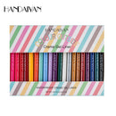 20-Piece Waterproof Matte Colored Eyeliner and Eyeshadow Pencil Set Gift Box
