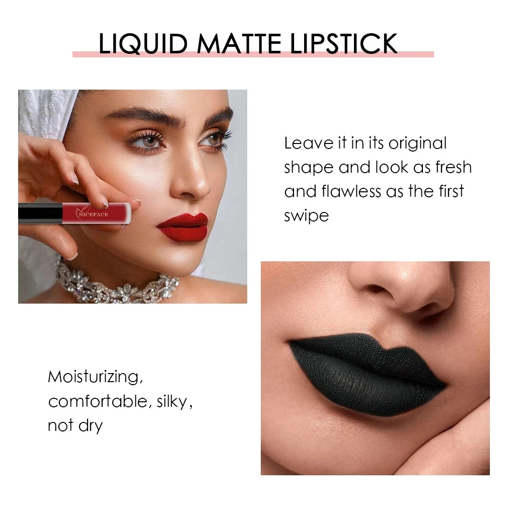 Waterproof Matte Liquid Lipstick Long Lasting Lip Gloss