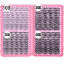 800PCS DIY Lash Cluster Extension Kit with Bond, Seal, and Tweezers