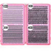800PCS DIY Lash Cluster Extension Kit with Bond, Seal, and Tweezers