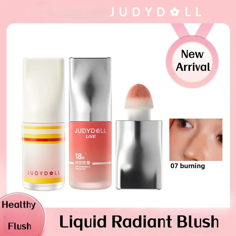 Natural Flushed Liquid Blush for Radiant Glow