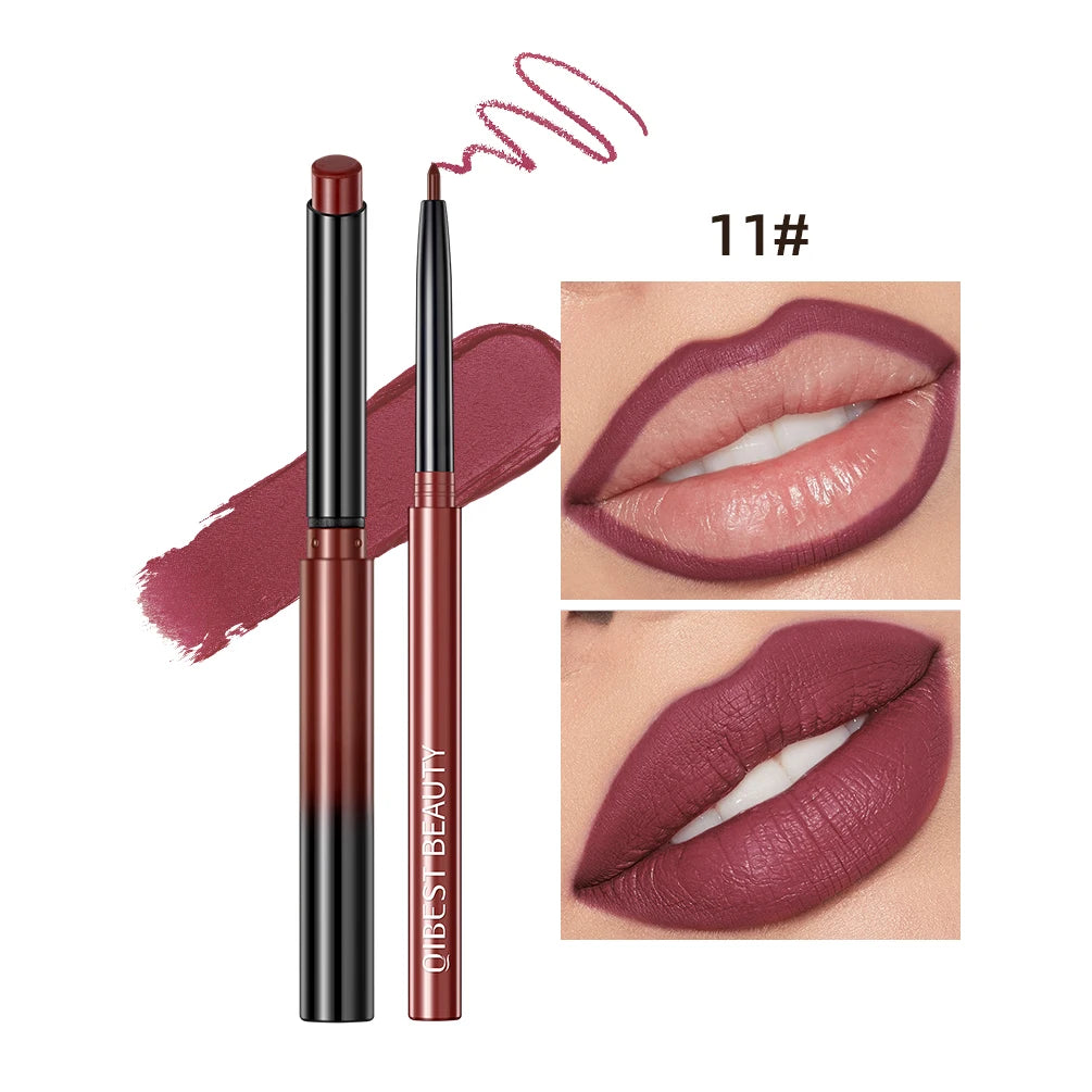 2-Piece Matte Velvet Lipstick and Lipliner Set