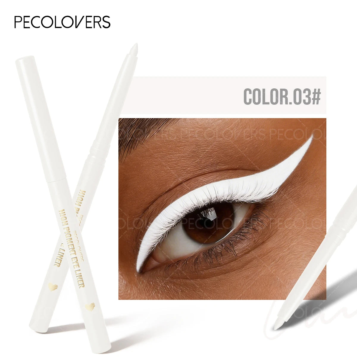 Long-Lasting Waterproof Matte Eyeliner Pencil with Ultra-Fine Tip