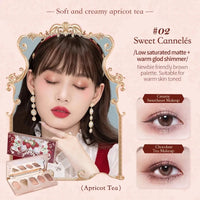 Moonlit Mermaid Makeup Set with Eyeshadow, Blush, Lip Gloss and Bag