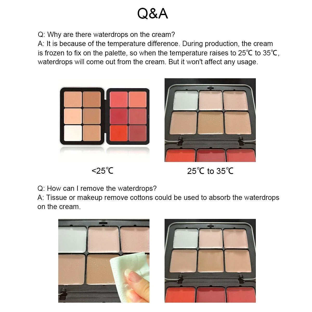12-Shade Multi-Use Cream Blush, Contour, and Concealer Palette