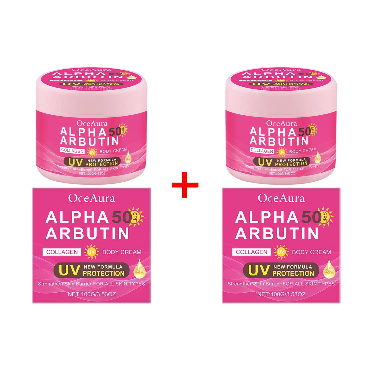 Brightening Body Cream with UV Protection