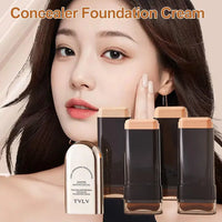 Waterproof Concealer Foundation Stick with Brush - Matte Finish