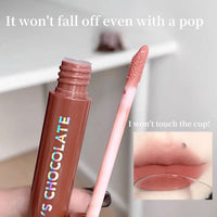 5-Piece Waterproof Chocolate Liquid Lipstick Set