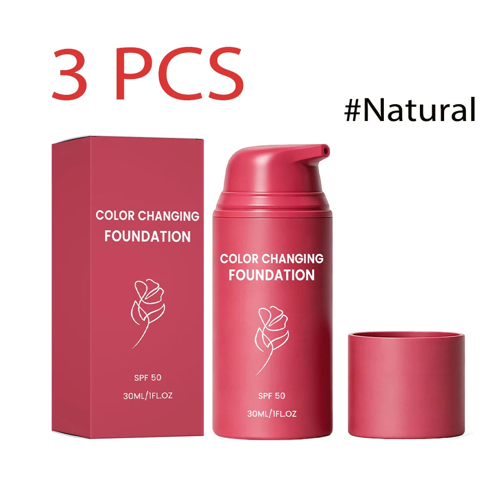 3-Piece Makeup Set: Foundation, Setting Spray, and Cleansing Oil