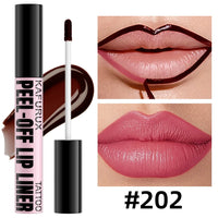 Waterproof Peel-Off Lip Liner and Matte Lip Stain