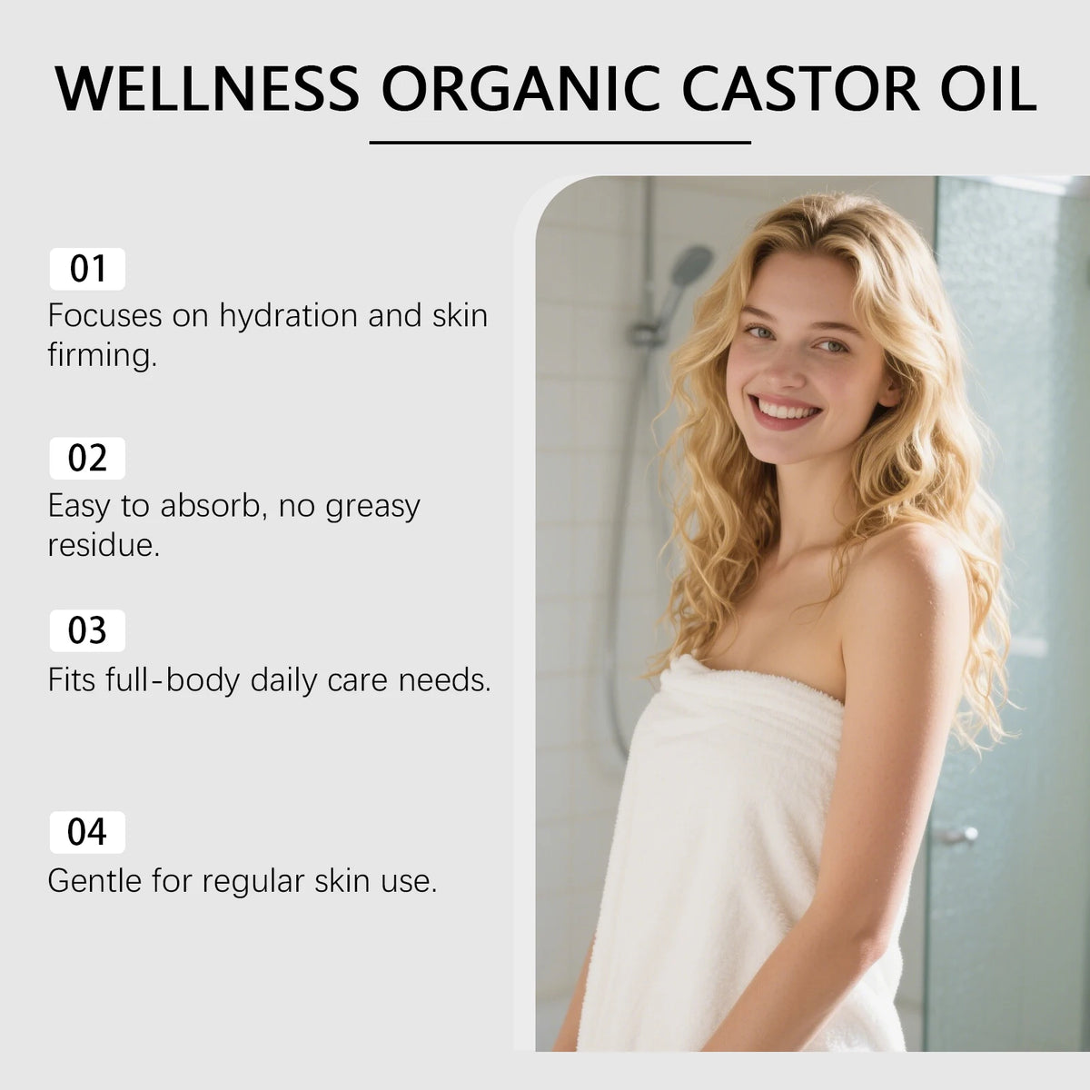 Organic Cold Pressed Castor Oil for Dry and Sensitive Skin