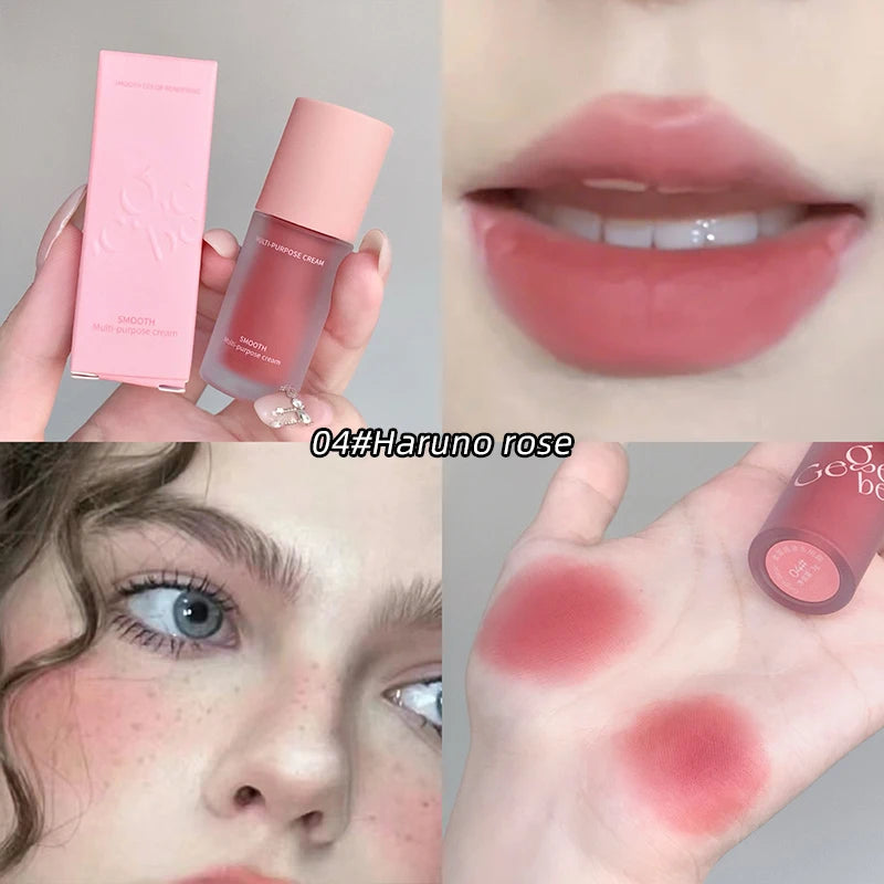 Multi-Functional Matte Velvet Lip and Cheek Cream