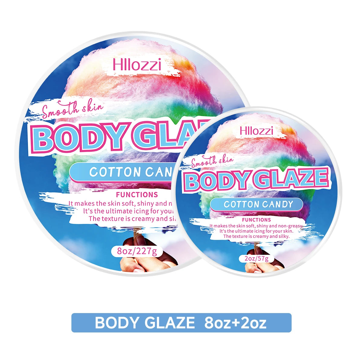 Marshmallow Body Glaze Moisturizing Skin Repair - 8oz & 2oz