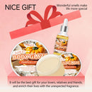 Pumpkin Body Care Set with Body Drops, Body Glaze, and Roll-on