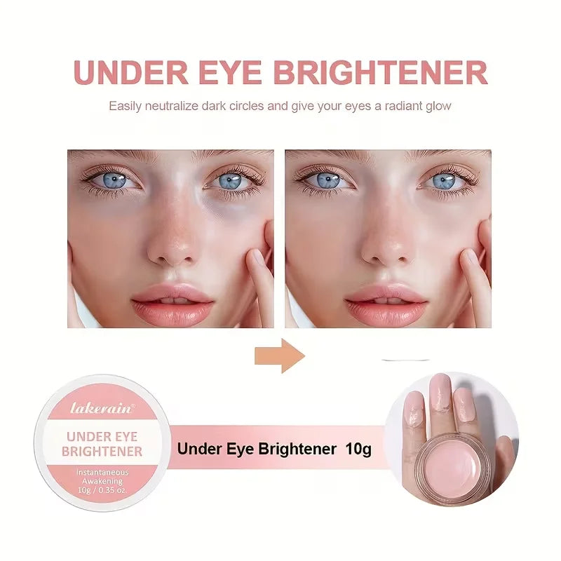 Under Eye Brightener Concealer Cream with Brush, 10g