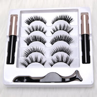 5 Pairs Magnetic Eyelashes Full Strip Set