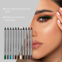 Waterproof and Smudge-Proof Gel Eyeliner Pencil