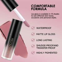 14-Color Waterproof Matte Long-lasting Lip Gloss Lipstick