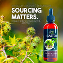 100ml Pure Castor Massage Oil for Hair and Skin Repair
