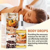 Pumpkin Body Care Set with Body Drops, Body Glaze, and Roll-on