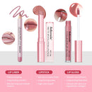 3-Piece Waterproof Matte Lipliner and Lipstick Set