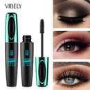 4D Silk Fiber Waterproof Lash Mascara - Black Lengthening & Thickening