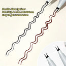 Double Forked Tip Waterproof Lower Lash and Liquid Eyeliner Pen