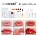 DIY Moisturizing Lip Gloss Making Kit with Glitter and Tools