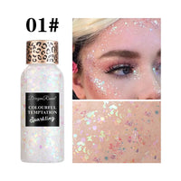 Waterproof High Gloss Body and Face Glitter Gel
