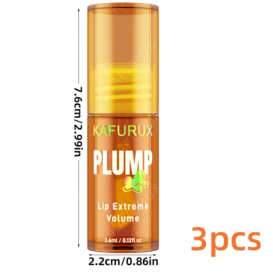 3-Piece Long Lasting Moisturizing Lip Plumper and Gloss Set